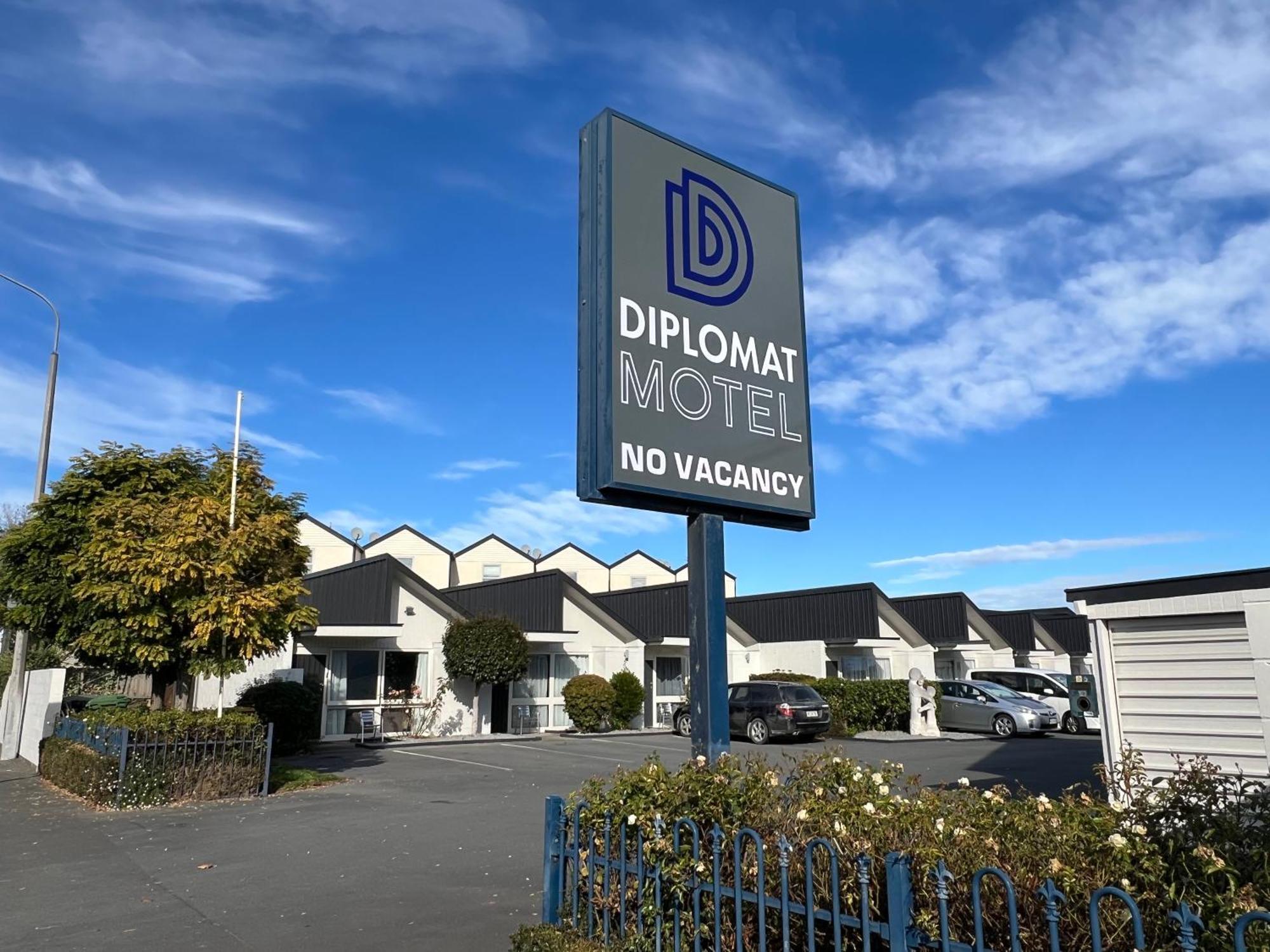Diplomat Motel Крайстчёрч Экстерьер фото