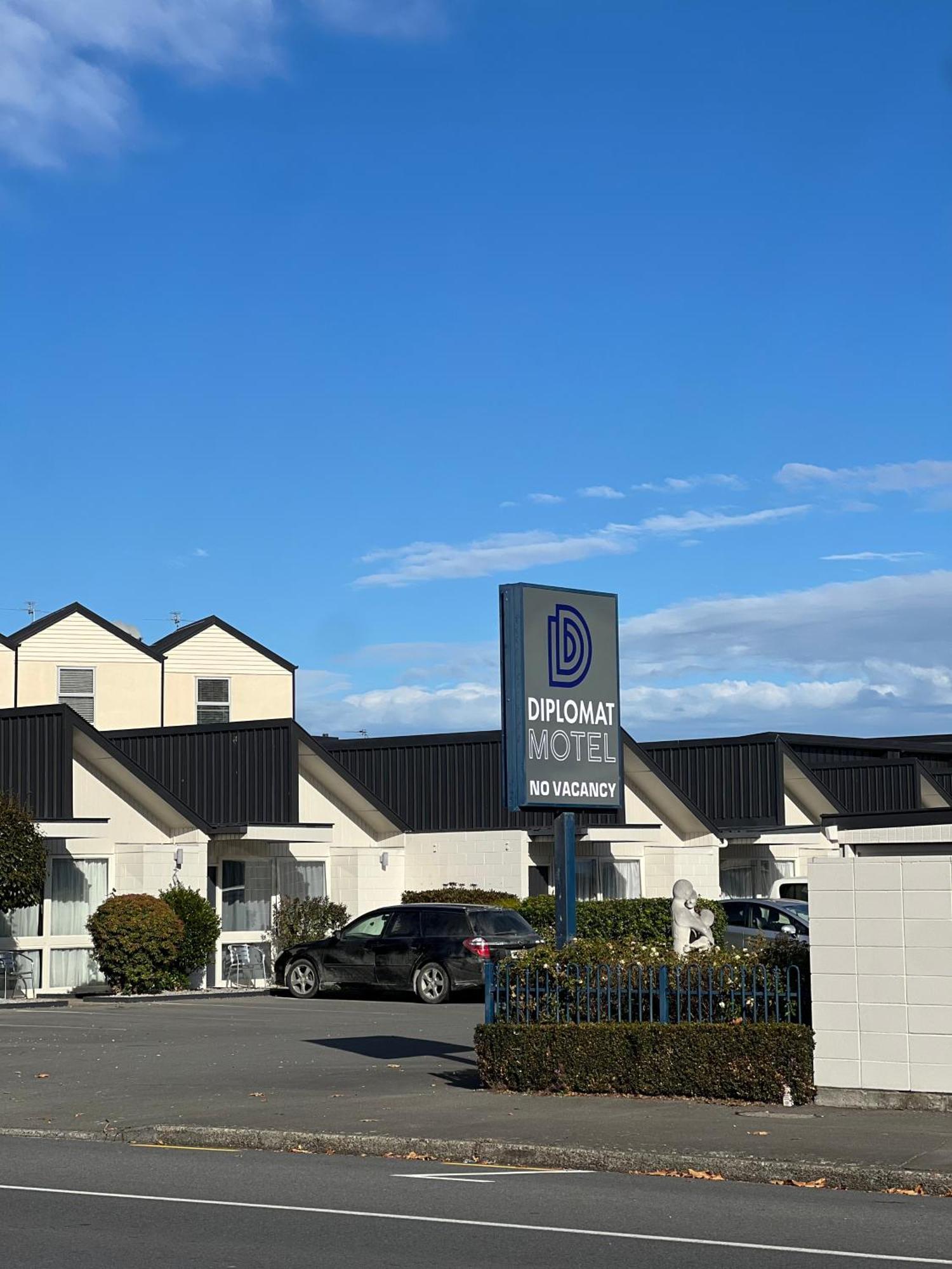 Diplomat Motel Крайстчёрч Экстерьер фото